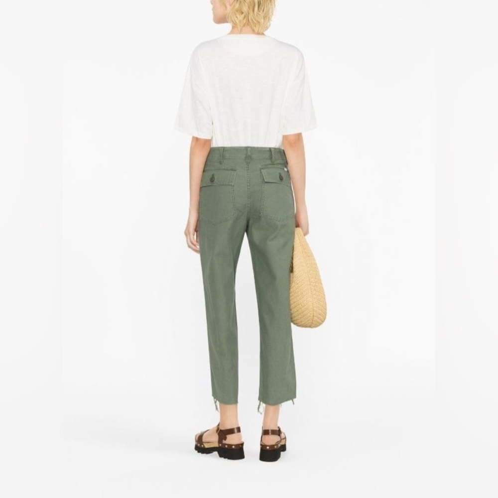 NWOT Mother The Patch Pocket Private Ankle High-waisted Cargo Pants Sz 25 - Picture 10 of 12